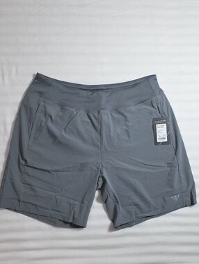 0731‎ Korsa Athletic Performance Shorts - Steel Gray; Large